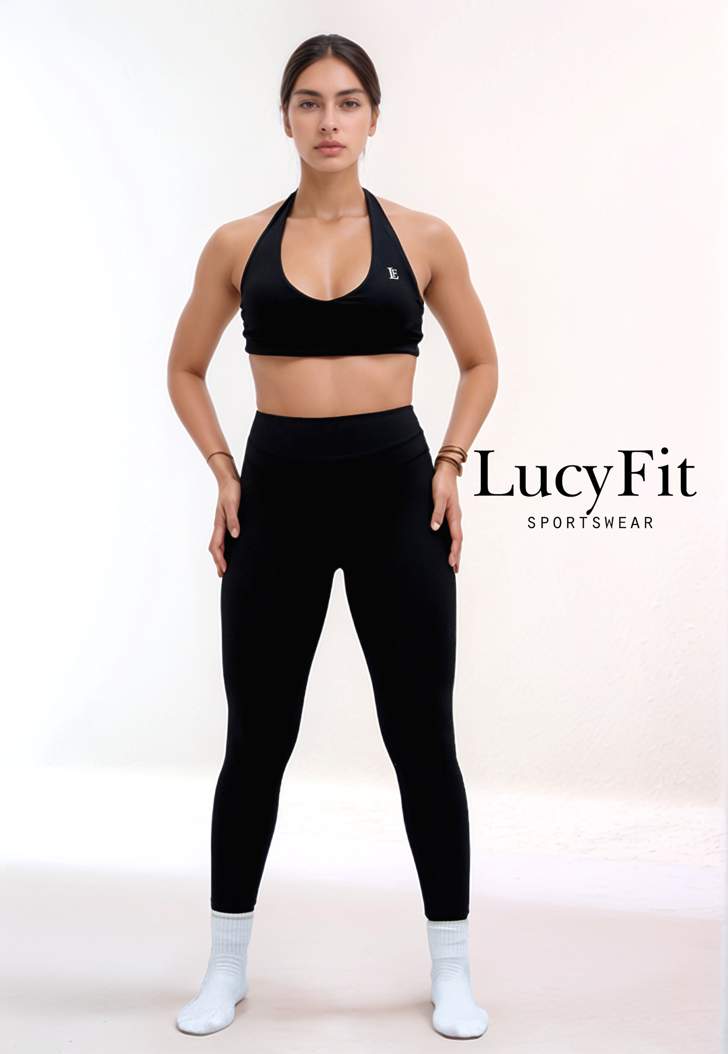 Halter set 3 piezas (shorts)