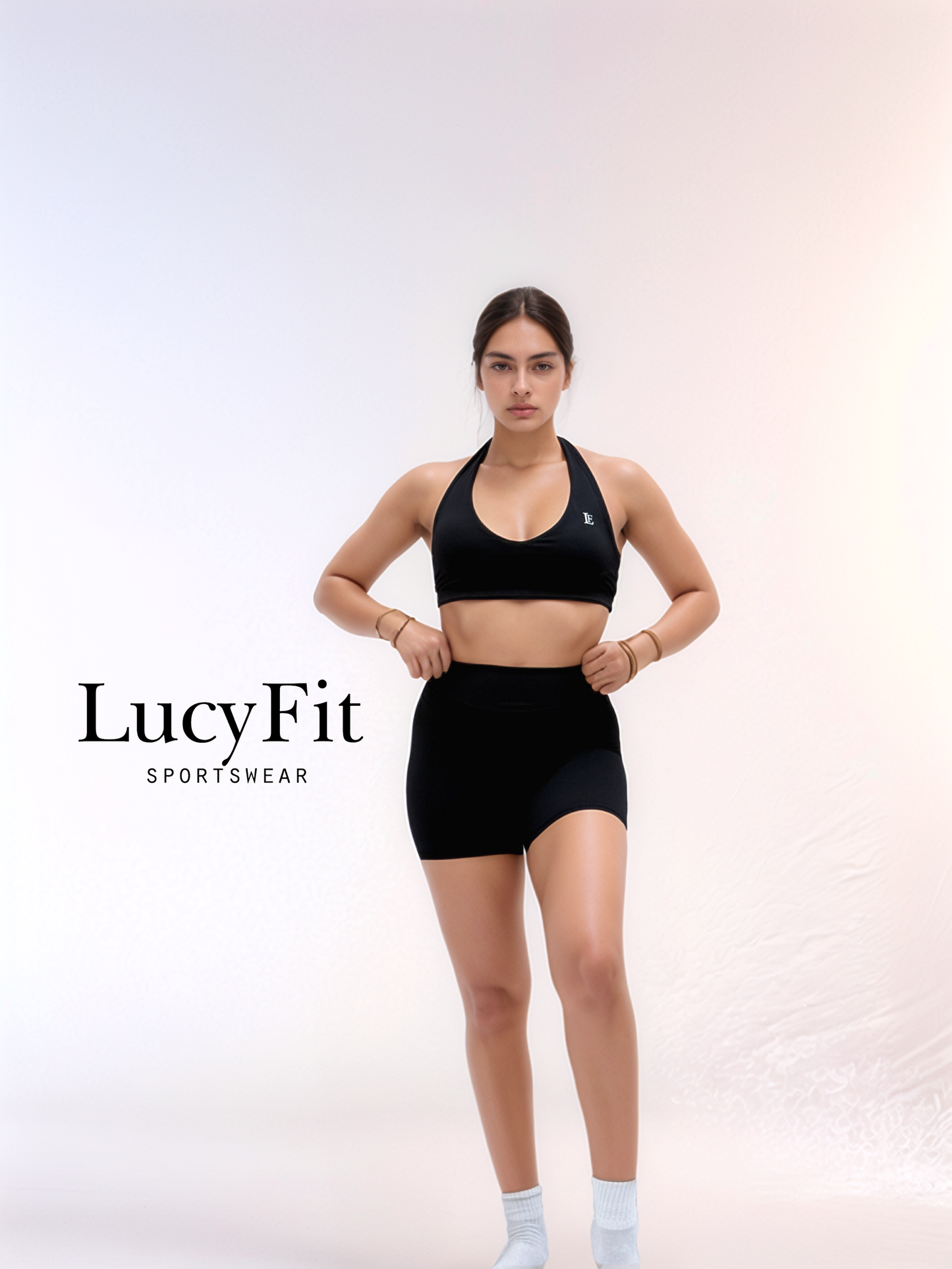 Halter set 3 piezas (shorts)