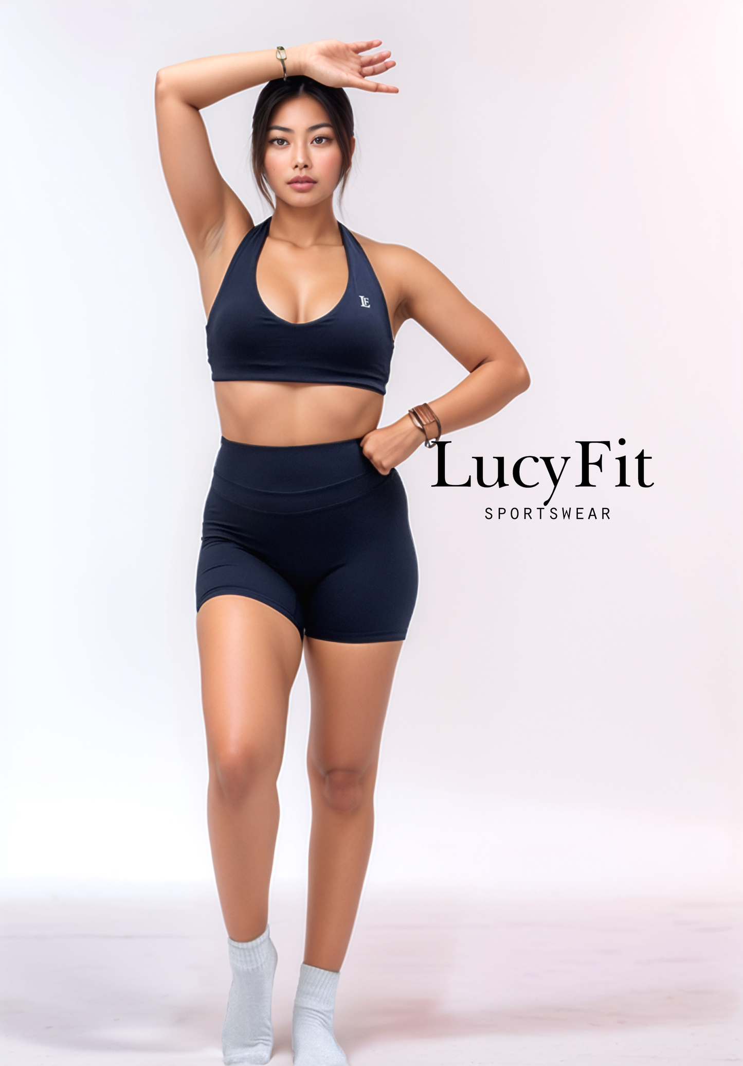 Halter set 3 piezas (shorts)