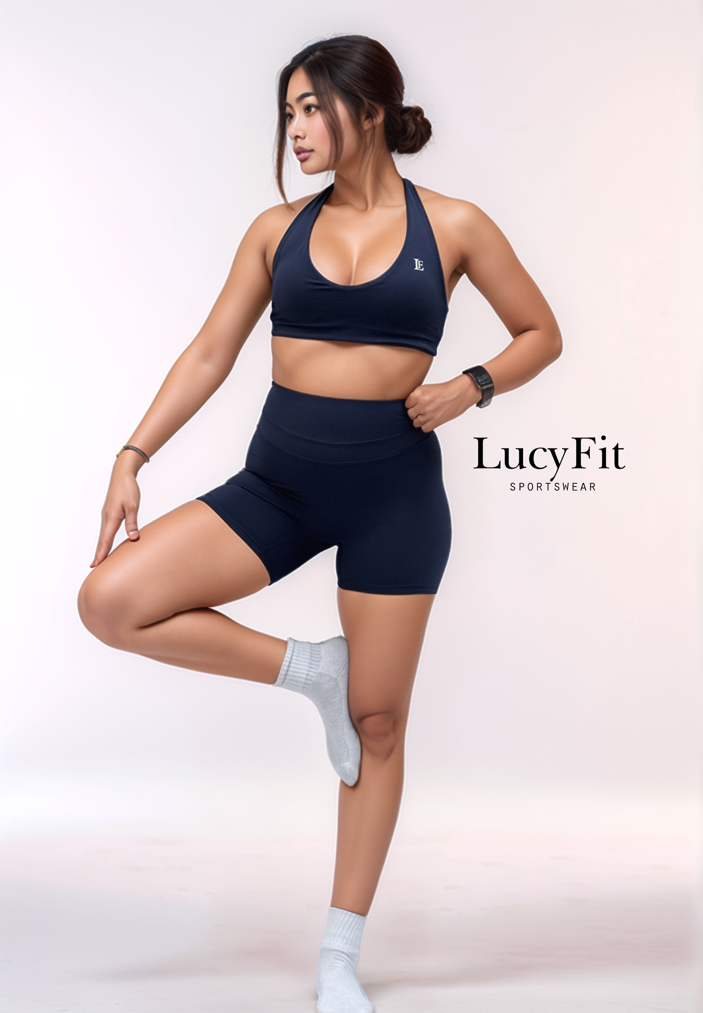 Halter set 3 piezas (shorts)